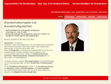 Tablet Screenshot of brandschutzkonzept-sachsen.de